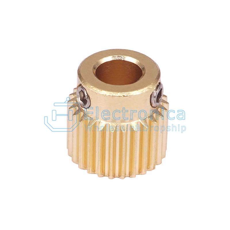 MK8 Brass Wire Feeding Gear Wheel 26/40 Teeth - I Found Tech Chinese Warehouse Import - 26 teeth