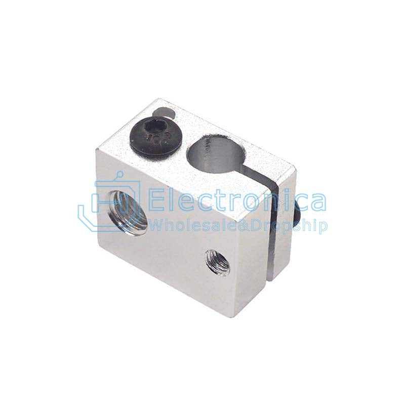 E3D V6 Aluminum Heater Block 20*16*12mm - I Found Tech Chinese Warehouse Import - Golden