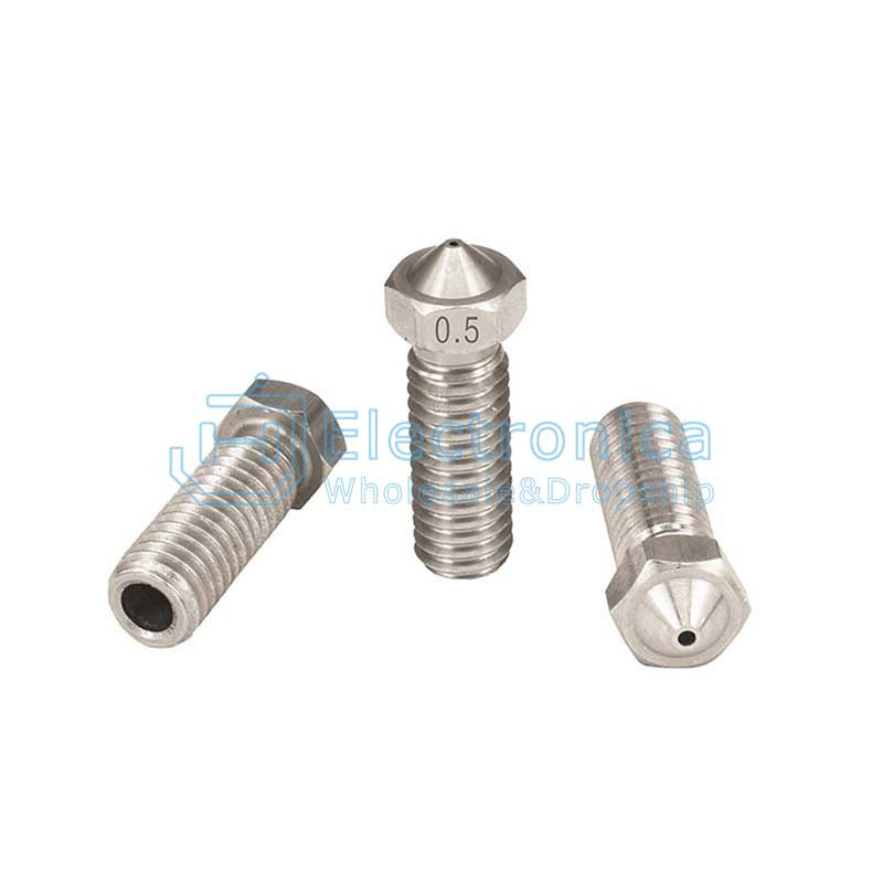 Stainless Steel E3D Nozzle - I Found Tech Chinese Warehouse Import - 1.75/0.2mm