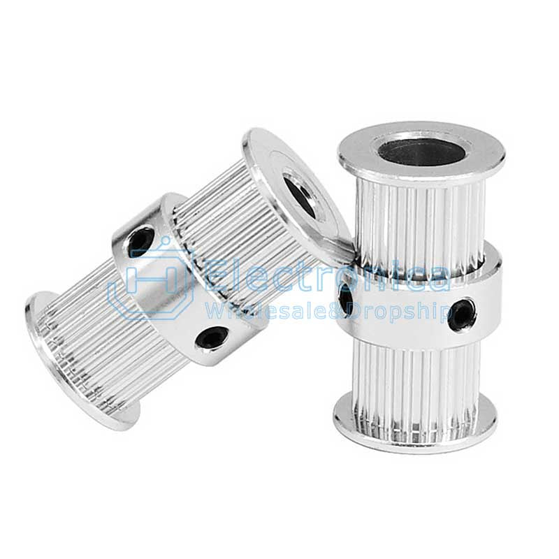 GT2-20T Double Head Bore Synchronous Wheel - I Found Tech Chinese Warehouse Import - 5MM