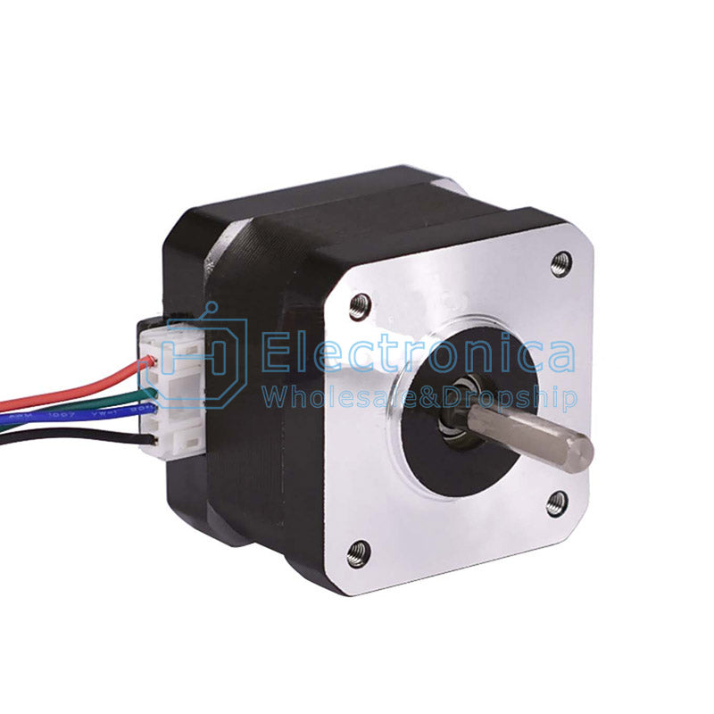 NEMA17HS3401S Two Phase Hybrid 42 Stepper Motor - I Found Tech Chinese Warehouse Import - 17HS3401 black (DuPont line)