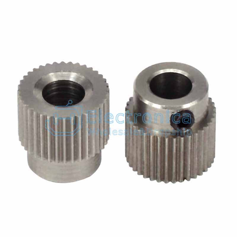 36 Teeth MK7/MK8 Stainless Steel Extruder Feed Wheel - I Found Tech Chinese Warehouse Import