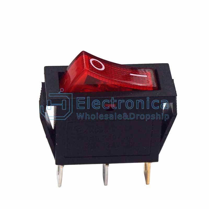 3 Pin 2 Block Power Supply Rocker Switch with Light - I Found Tech Chinese Warehouse Import