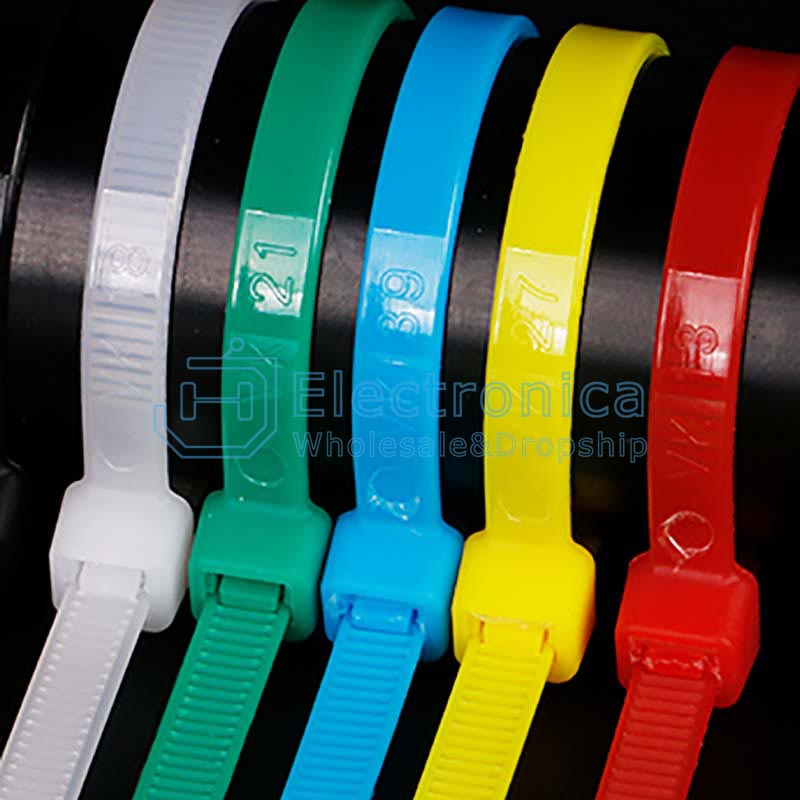 3*100 mm Black Self-locking Nylon Cable Ties (1000pcs) - I Found Tech Chinese Warehouse Import - Black