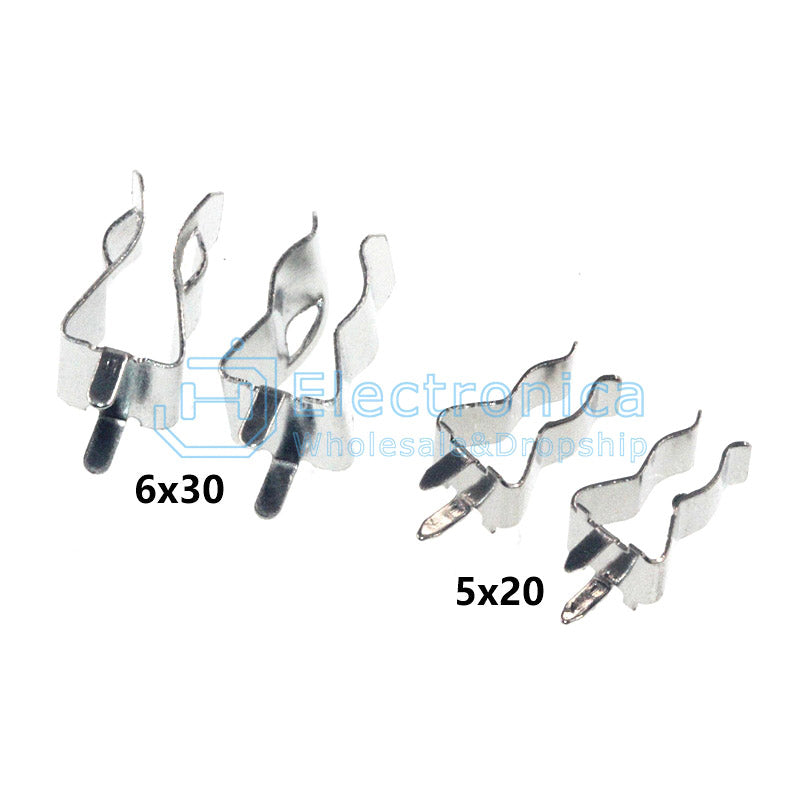 5*20MM/6*20MM Fuse Cilp - I Found Tech Chinese Warehouse Import - 5*20mm 100pcs