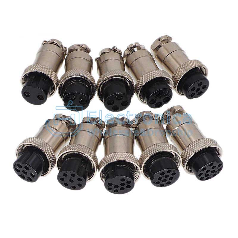 RS765/GX20 2-12Pin Aviation Plug Connector - I Found Tech Chinese Warehouse Import - Option 21862;21865