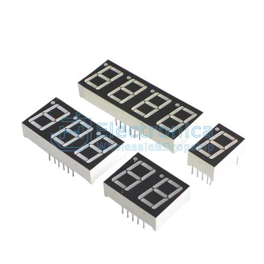 0.28/0.36/0.4/0.56 Inch Common Anode/Common Cathode 1/2/3/4 Bit Red Digital Tube - I Found Tech Chinese Warehouse Import...