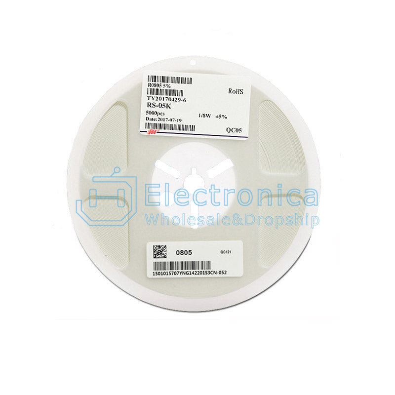 0805 1%/5% 2.0*1.2mm 1K/2K/3K/3.3K/5.1K/6.8K-10K SMD Resistor - I Found Tech Chinese Warehouse Import - Option 24276;24280
