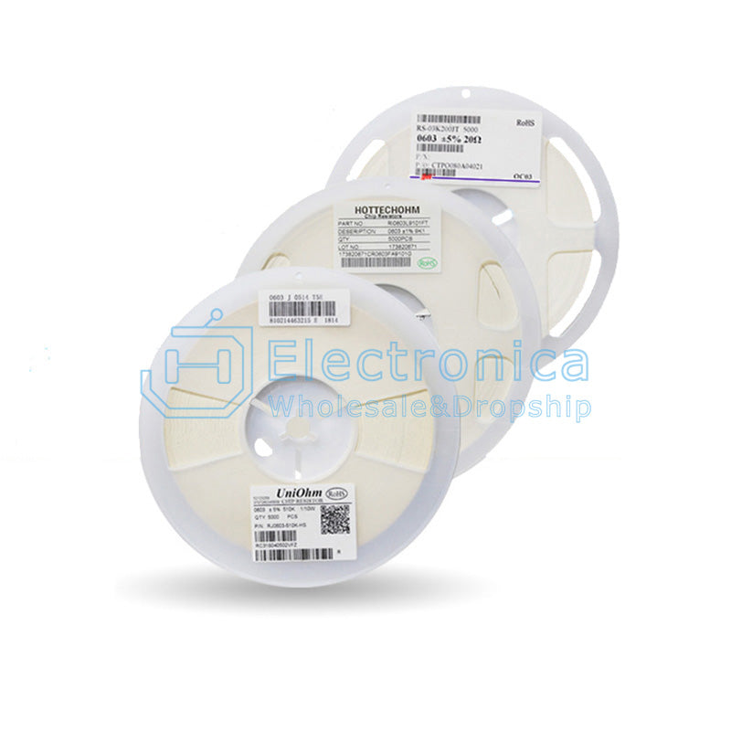 0603 1%/5% 1.6mmx0.8mm 120R/200R/240R/680R-910R SMD Resistor - I Found Tech Chinese Warehouse Import - Option 24303;24307