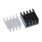 Black/Silver 8.8*8.8*5mm Heat Sink for TO-220 Triode - I Found Tech Chinese Warehouse Import - Black(10pcs)