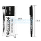 Twin Tip Permanent Marker Pen - I Found Tech Chinese Warehouse Import - Black