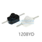 1208YD 1288BM 12*8mm 30V 1A Flashlight Switch - I Found Tech Chinese Warehouse Import - 1208YD Black 10pcs
