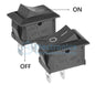 KCD1-101 10*15MM Boat Switch - I Found Tech Chinese Warehouse Import - Black (copper 10pcs)