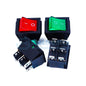 KCD4 25*31mm 16A/250V 4Pin/6Pin Boat Switch with Light - I Found Tech Chinese Warehouse Import - Green 4pin 5pcs