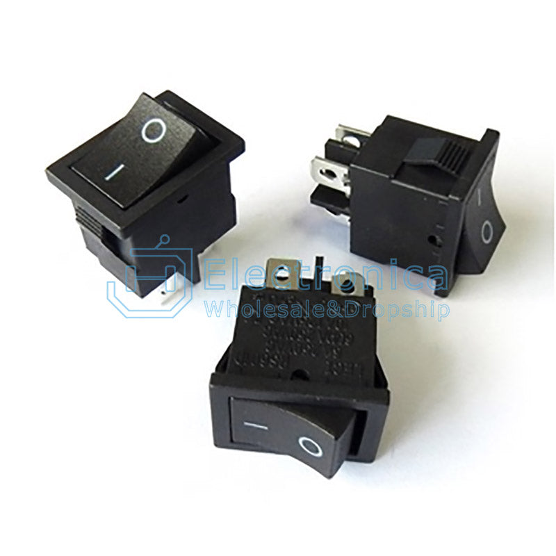 KCD1-104 15*21mm 4Pin Black Boat Switch - I Found Tech Chinese Warehouse Import - 10PCS