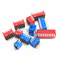 2.54mm 1P/2P/3P/4P/5P/6P/8P/10P Keyboard Type Side Dial Red/Blue DIP Switch - I Found Tech Chinese Warehouse Import -...