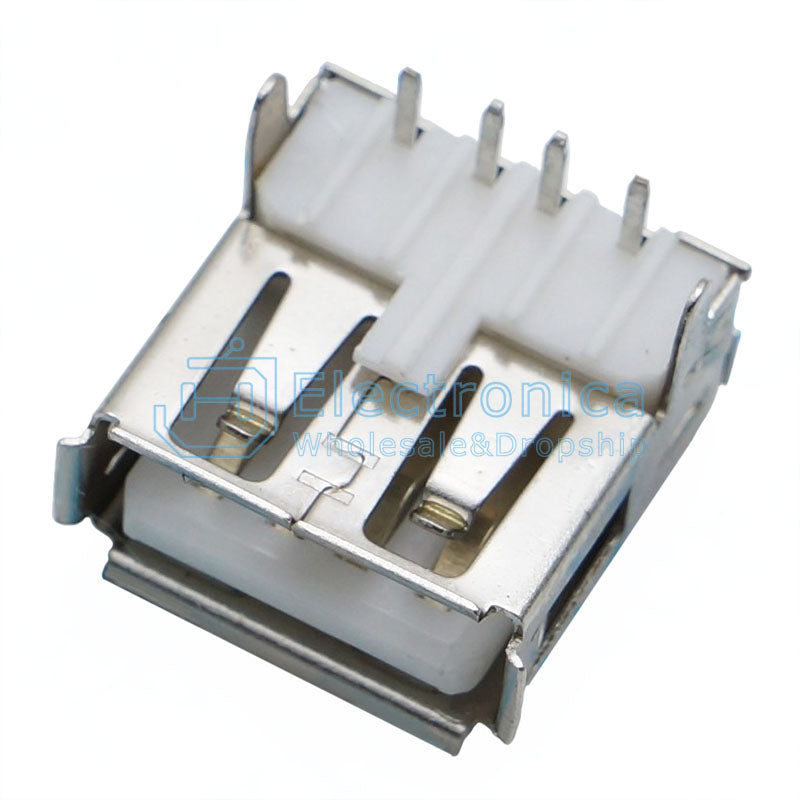 AF Type-A 4Pin Straight Feet USB Female Socket Connector - I Found Tech Chinese Warehouse Import - 100PCS