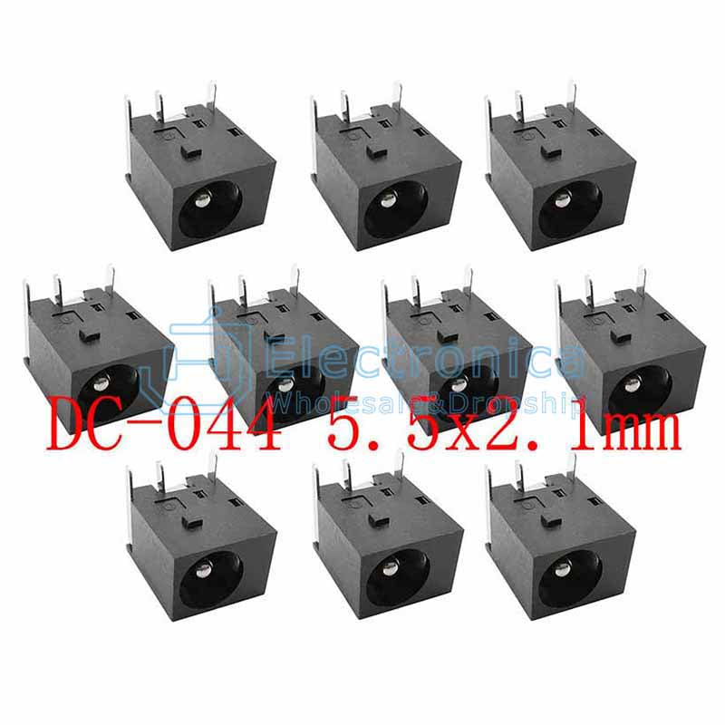 DC-044 5.5*2.1mm 3Pin DC Power Jack Socket - I Found Tech Chinese Warehouse Import - 10PCS