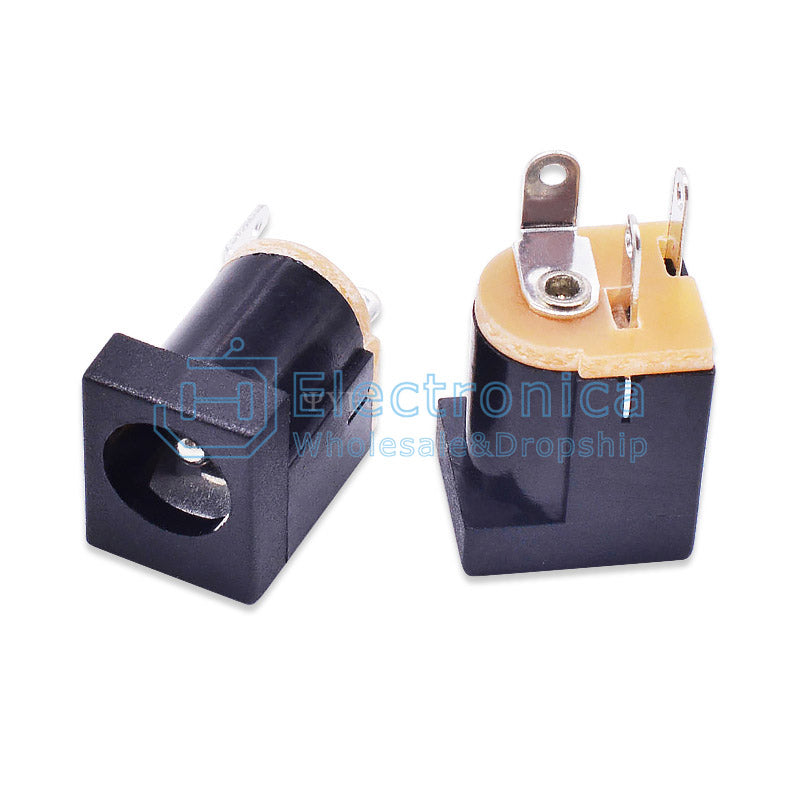 DC-012 5.5*2.1mm 180 Degrees Vertical DC Power Socket - I Found Tech Chinese Warehouse Import - 10PCS