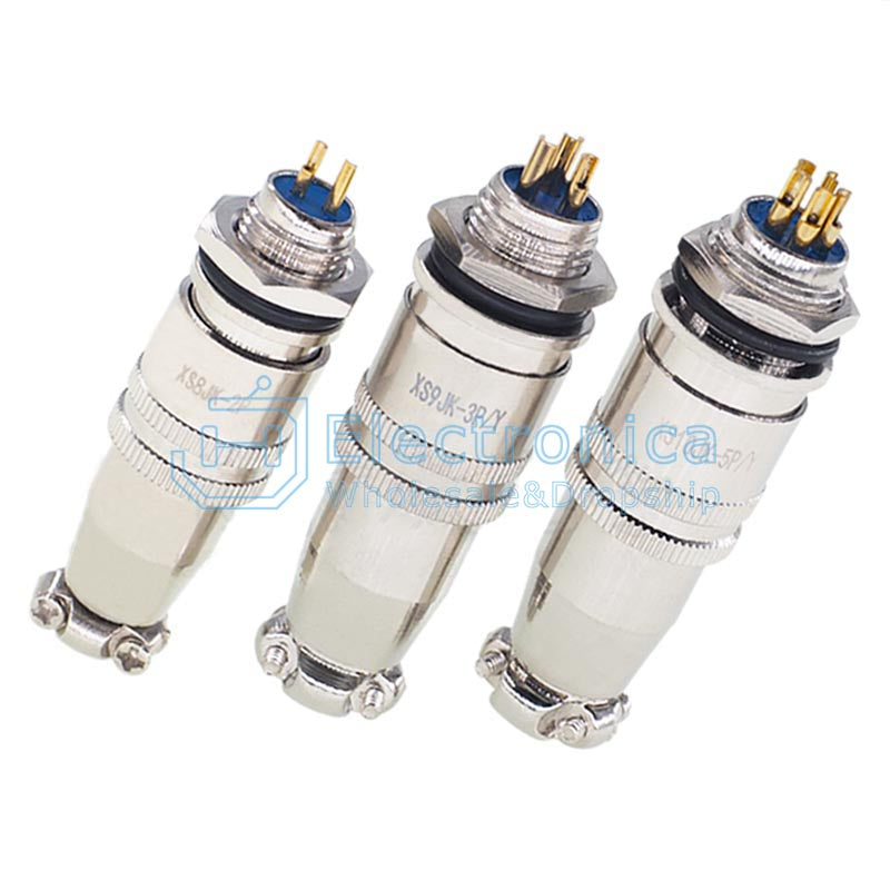 XS8/9/10/12JK 2/3/4/5/6Pin Self-locking Aviation Connector - I Found Tech Chinese Warehouse Import - Option 21604;25824