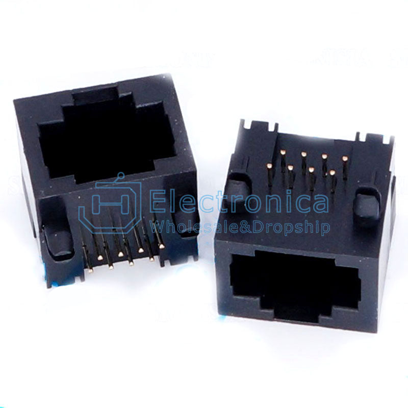 RJ45 56 All Plastic 8P Network Socket without Light - I Found Tech Chinese Warehouse Import - 10PCS