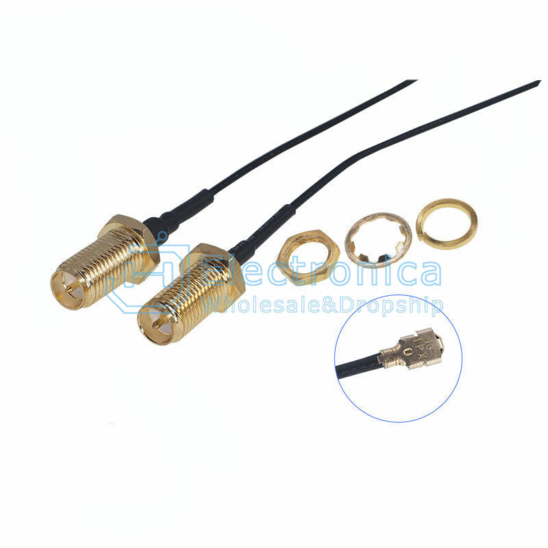 IPEX to SMA Female WIFI/GSM/GPS/3G/4G Transfer Cable - I Found Tech Chinese Warehouse Import - Inner hole 10cm