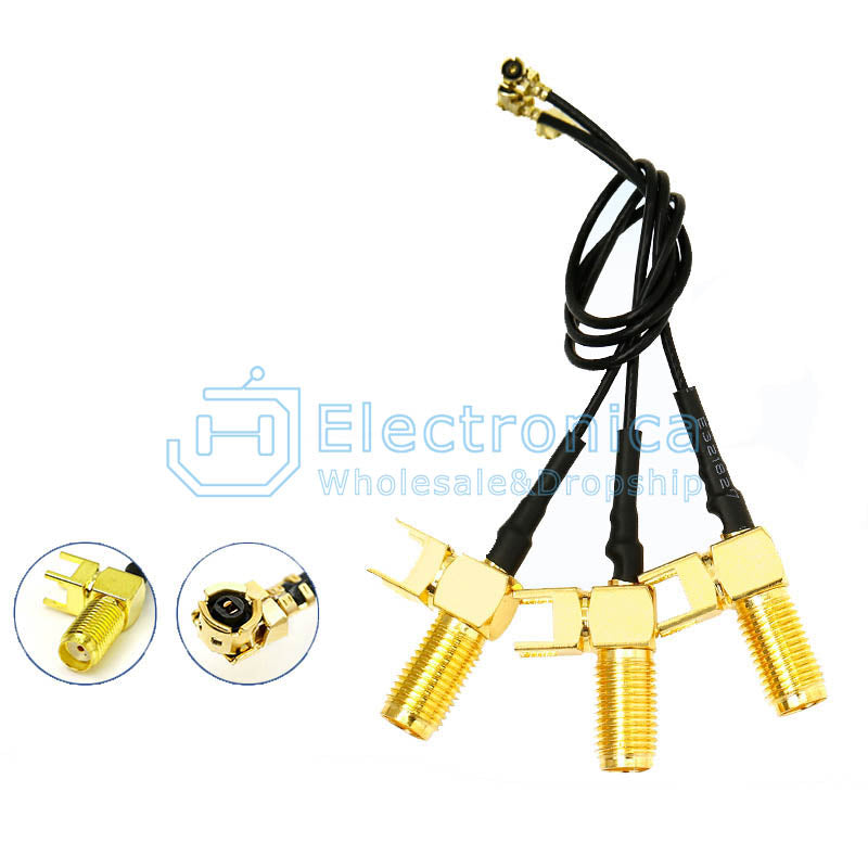 IPEX to SMA-KWE/SMA to IPEX Curved Needle Transfer Cable - I Found Tech Chinese Warehouse Import - IPEX to SMA curved...