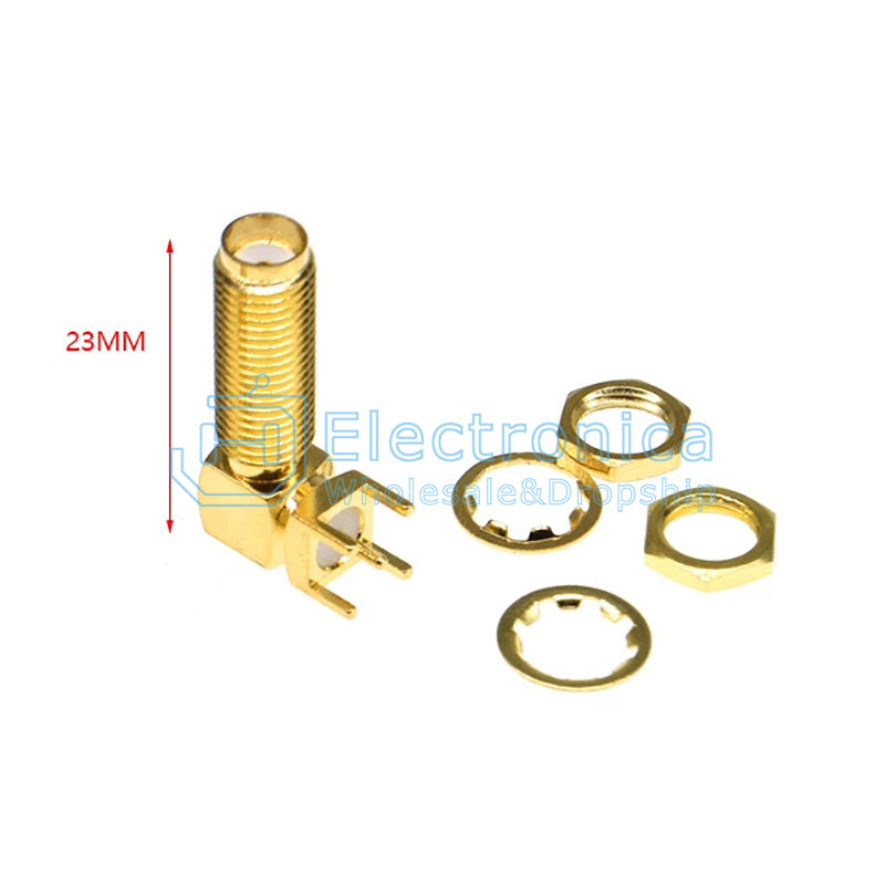 SMA-KWE 23mm Inner Hole 90 Degree Mount Connector - I Found Tech Chinese Warehouse Import