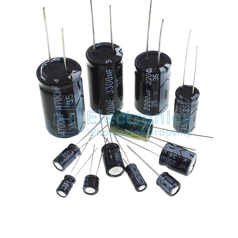 35V 22/47/100/220/330/470/680/1000/2200-4700UF DIP Aluminum Electrolytic Capacitor - I Found Tech Chinese Warehouse...