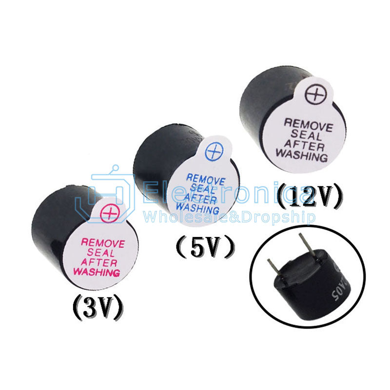 12*9.5 3V5V12V Long Tone Active Buzzer - I Found Tech Chinese Warehouse Import - Option 22126;22129