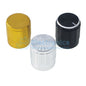 15*17mm 6mm Aluminium Alloy Knob Cab for Potentiometer - I Found Tech Chinese Warehouse Import - Black 10pcs
