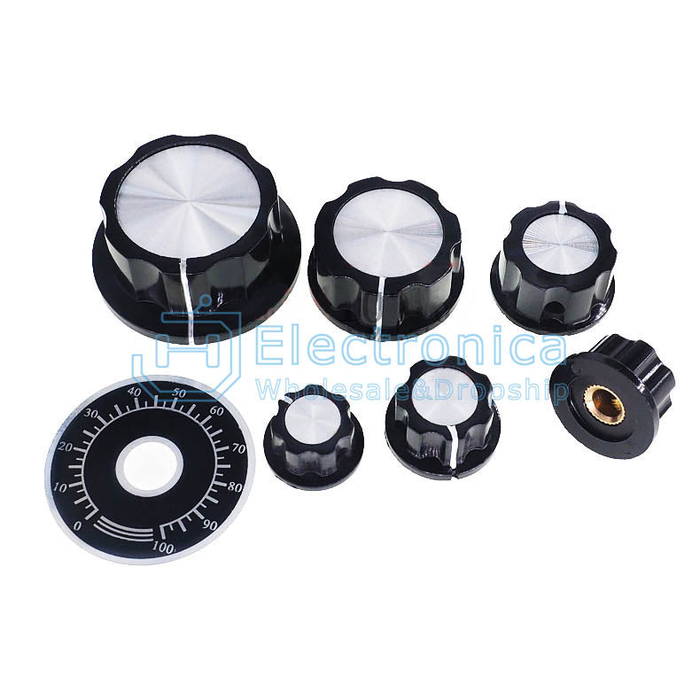 MF-A01/A02/A03/A04/A05 Potentiometer Knob Cap - I Found Tech Chinese Warehouse Import - A01 10pcs
