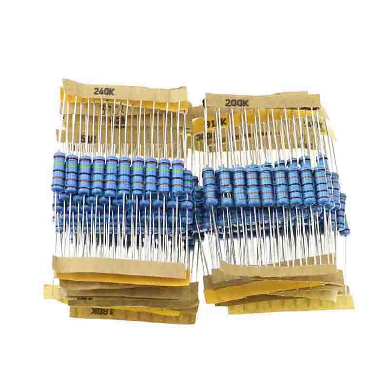 230pcs 23 Values 22ohm-1M 2W Metal Film Resistor Kit - I Found Tech Chinese Warehouse Import