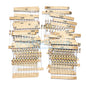 1000pcs 50 Values 1/4W 5% 2.2Ω~2.2mΩ Carbon Film Resistor Kit - I Found Tech Chinese Warehouse Import