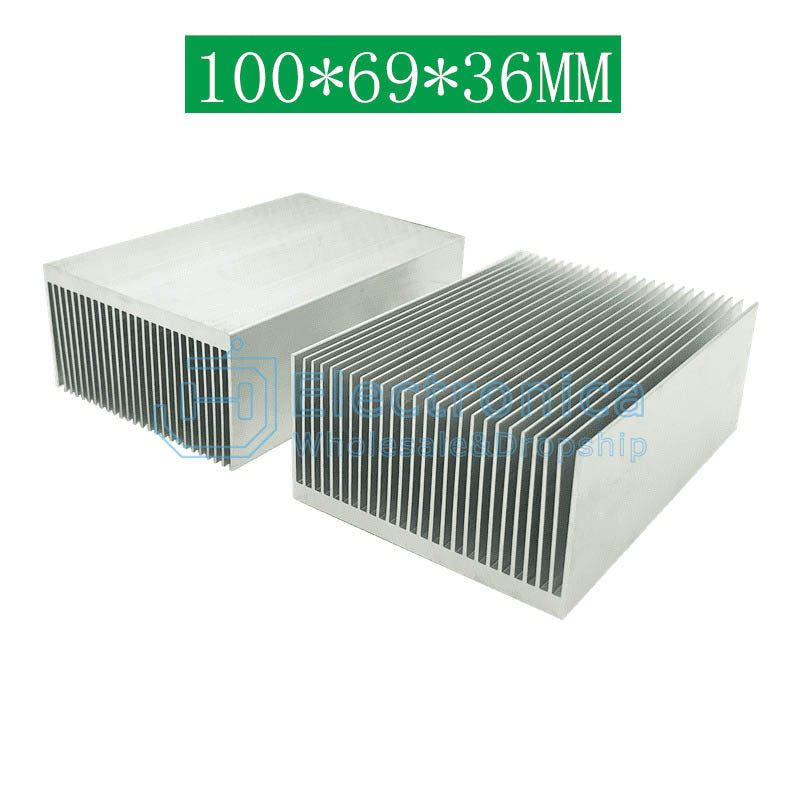 100*69*36MM Aluminum Heatsink - I Found Tech Chinese Warehouse Import - Length 100mm