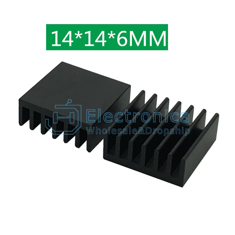 14*14*6MM Aluminium Heatsink - I Found Tech Chinese Warehouse Import