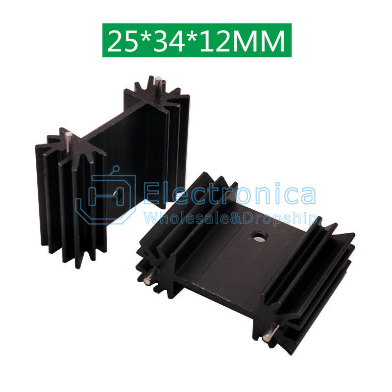 25*34*12mm Aluminum Heatsink - I Found Tech Chinese Warehouse Import