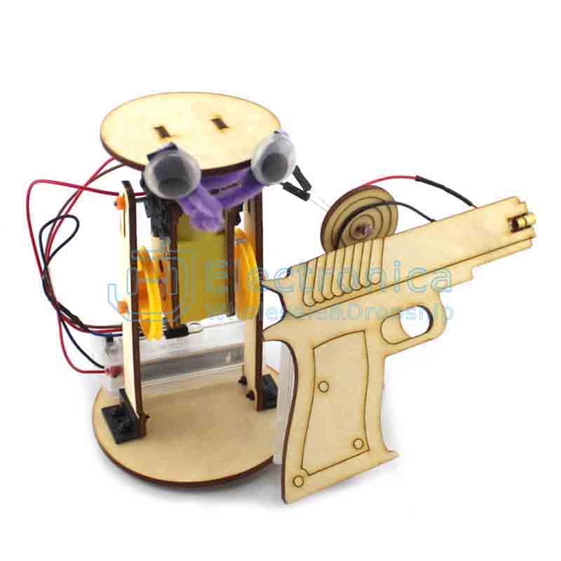 Aiming and Shooting Wooden Gun DIY - I Found Tech Chinese Warehouse Import