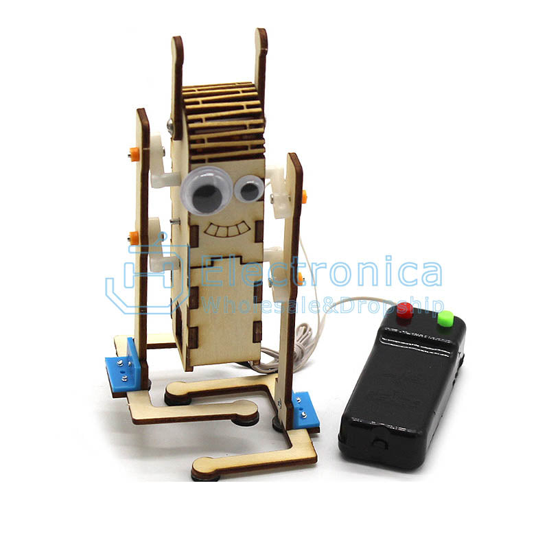 DIY Wire Controlled Large Eye Wood Robot - I Found Tech Chinese Warehouse Import
