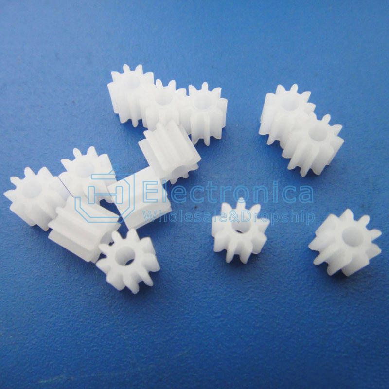 1009A 9-Tooth 1.9-Hole M0.5 Motor Gears - I Found Tech Chinese Warehouse Import - 10PCS