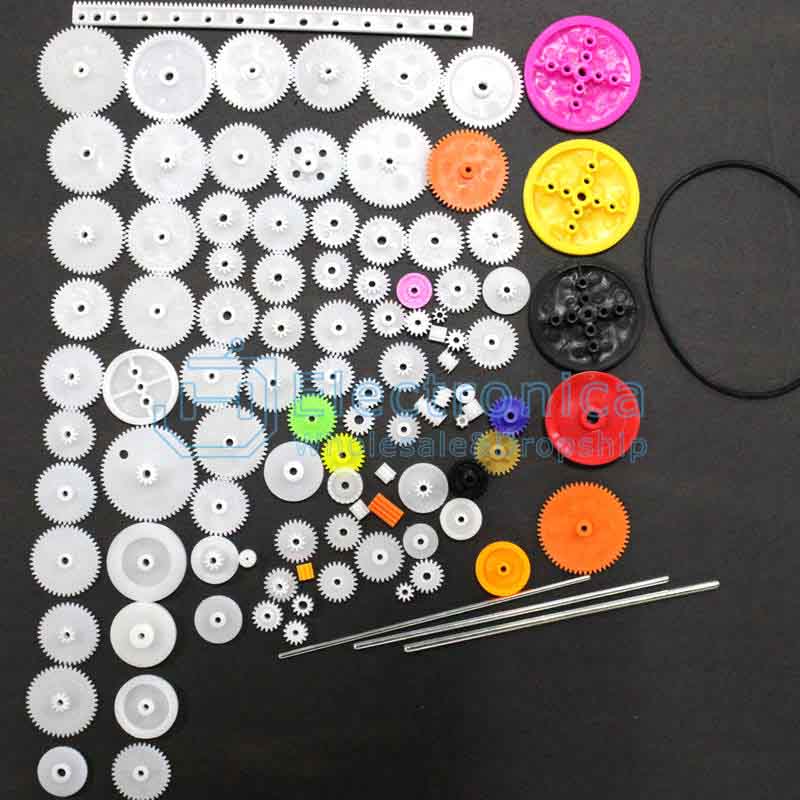 106pcs Plastic Motor Gear Kit - I Found Tech Chinese Warehouse Import