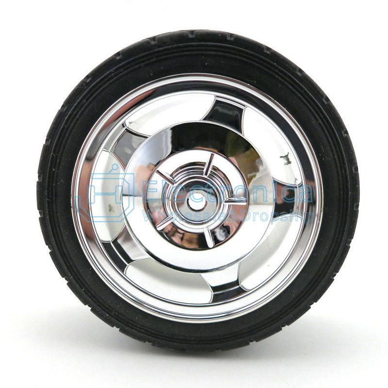80mm Rubber Wheel Simulation Model 1:16 Hexagon Hole - I Found Tech Chinese Warehouse Import