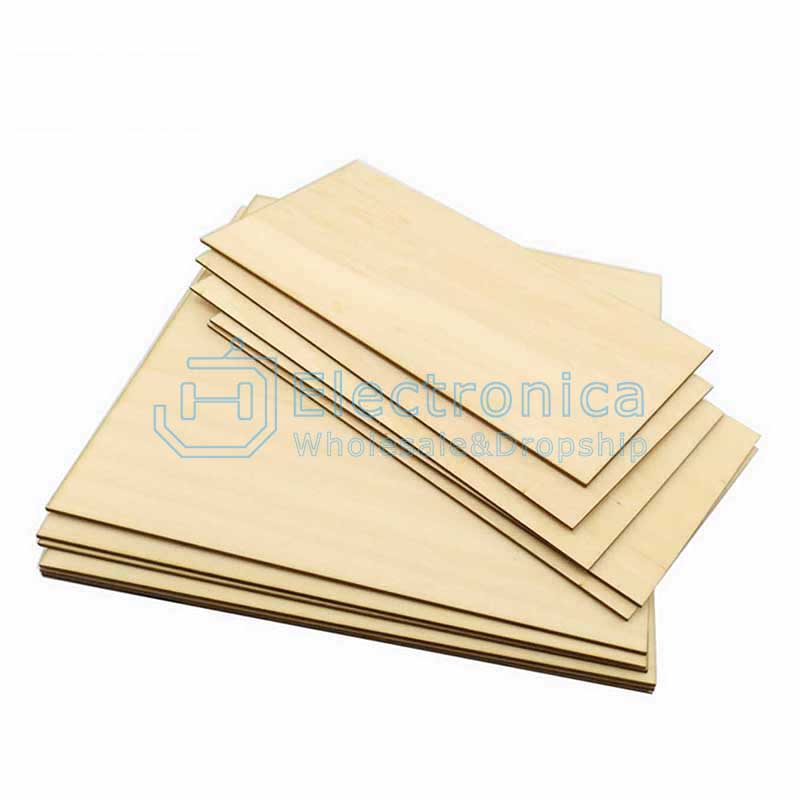 1.5mm Wooden Plates for Model DIY - I Found Tech Chinese Warehouse Import - 100*100*1.5 (2 pieces)