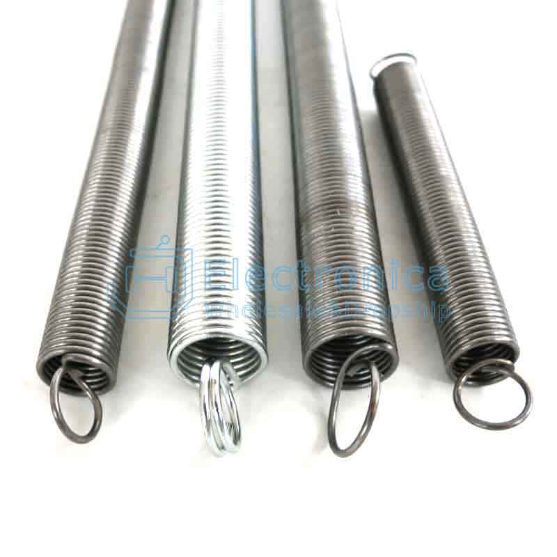 Stainless Steel Long Tension Spring with Hook - I Found Tech Chinese Warehouse Import - 100mm