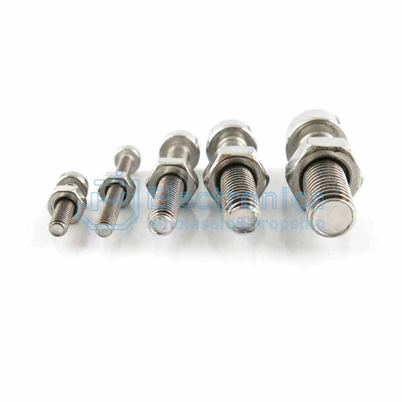 10 Set M2/M3/M4/M5 Stainless Steel Hexagon Socket Screw + Nut - I Found Tech Chinese Warehouse Import - M2*10