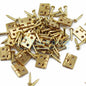 8x10mm Mini Metal Golden Decorative Door Hinges - I Found Tech Chinese Warehouse Import - 20PCS