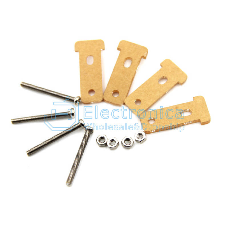 TT Motor Mounting Bracket with M3 * 30 Screw Nut - I Found Tech Chinese Warehouse Import - 4PCS