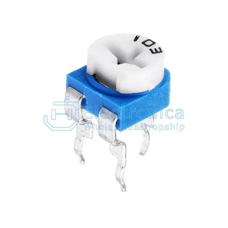 RM063 10K(103) 3 Pin Horizontal Adjustable Resistor - I Found Tech Chinese Warehouse Import - 10PCS