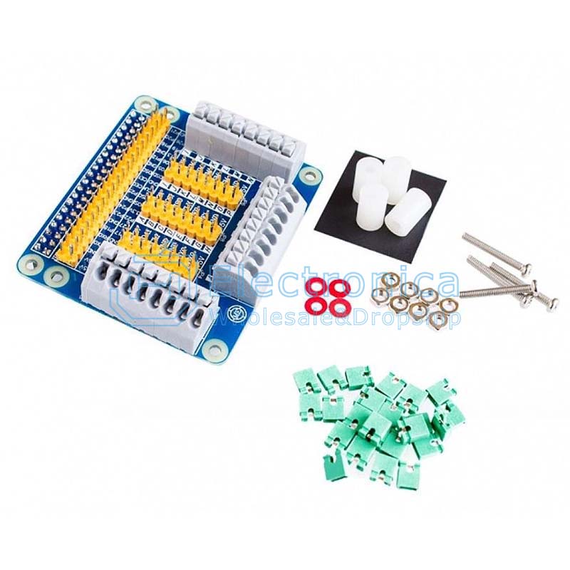 Raspberry Pi 2/3B GPIO Multifunctional Expansion Board - I Found Tech Chinese Warehouse Import - With screws