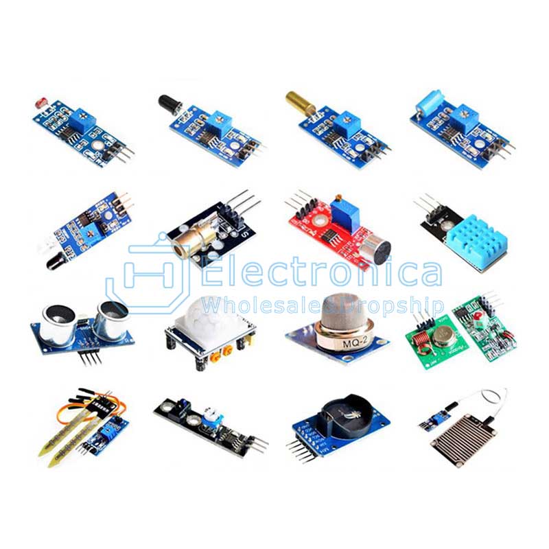 16 Kinds Sensor Kit for Raspberry Pi 2 B - I Found Tech Chinese Warehouse Import